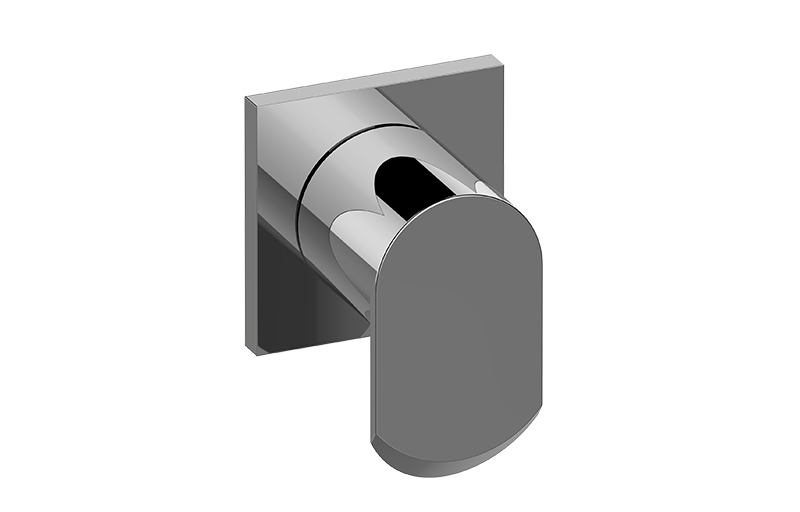 Graff G-8072-LM45E1-AU-T - Square M-Series 3-Way Diverter Valve Trim With Handle