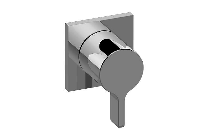 Graff G-8072-LM46E1-BB-T - Square M-Series 3-Way Diverter Valve Trim With Handle