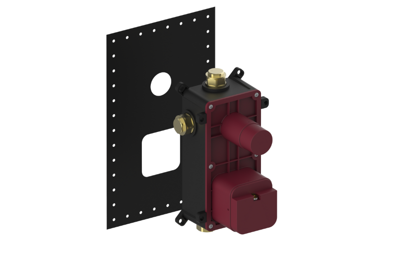 Graff G-81-76 - Thermostatic Valve And Stop/Volume Control Valve
