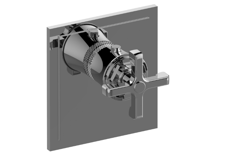 Graff G-8144-C20E-AU-T - Finezza Due, Vignola M-Series Thermostatic Valve Trim With Handle