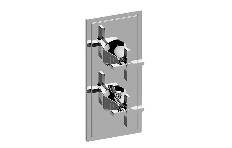 Graff G-8149-C15E0-BK-T - Finezza Due, Vignola M-Series Valve Trim With Two Handles