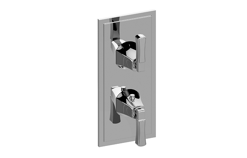Graff G-8149-LM47E0-AU-T - Finezza Due, Vignola M-Series Valve Trim With Two Handles