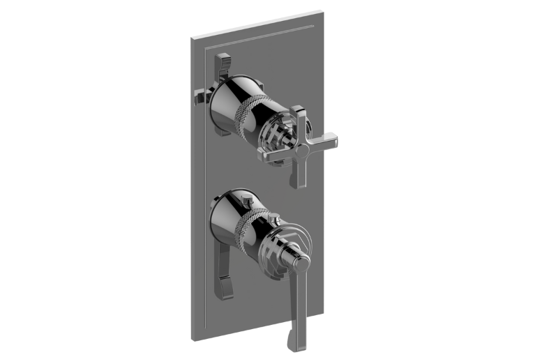 Graff G-8149-LM60C20-AU-T - Finezza Due, Vignola M-Series Valve Trim With Two Handles