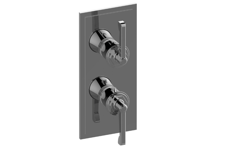 Graff G-8149-LM60E0-AU-T - Finezza Due, Vignola M-Series Valve Trim With Two Handles