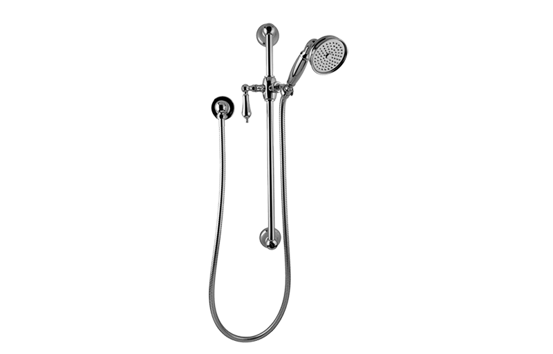 Graff G-8600-LM34S-AU - Traditional Handshower W/Wall-Mounted Slide Bar