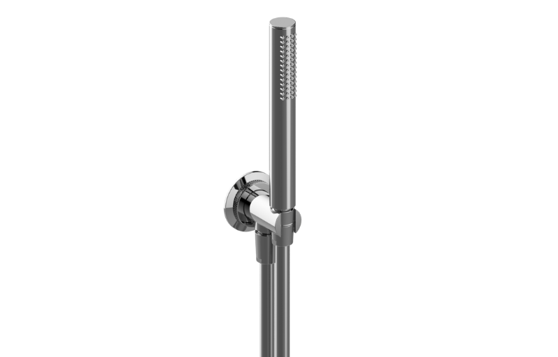 Graff G-8627A-PC - Contemporary Handshower With Wall Bracket And Integrated Wall Supply Elbow