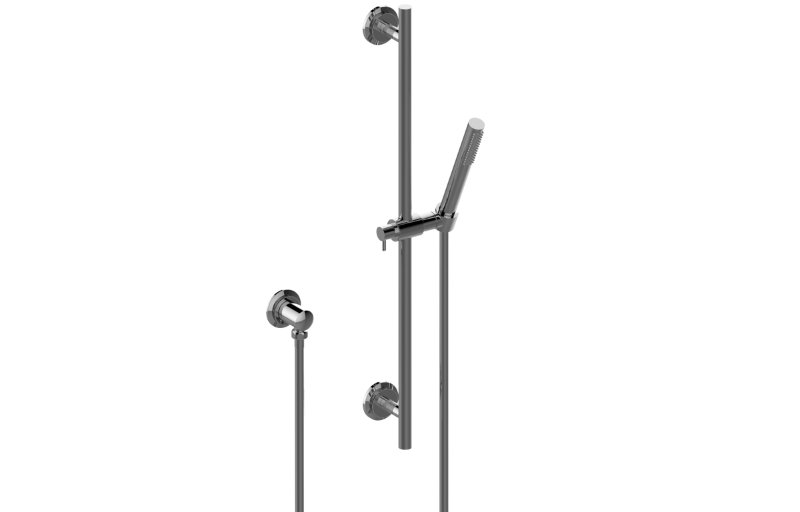 Graff G-8686A-UBB - Contemporary Handshower With Wall-Mounted Slide Bar
