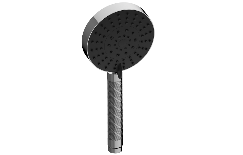 Graff G-8804CQ-AU - Contemporary Handshower Oblique Knurled