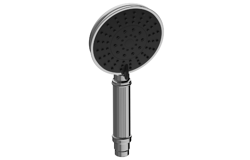 Graff G-8814TF-AU - Traditional Handshower Fluted Knurled