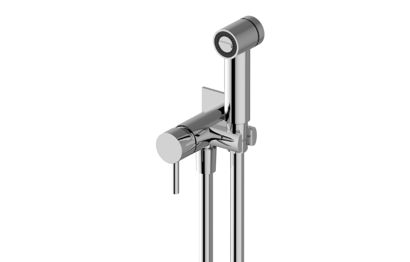 Graff G-8930-LM41M-AU-T - Wall-Mounted Hygenic Body Spray Square Trim
