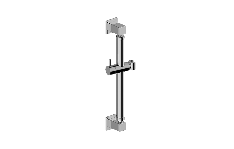 Graff G-9552-BK - Square Grab Bar - 16" W/Handshower Holder