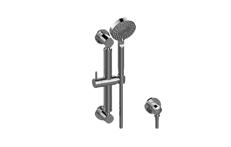 Graff G-9650-BB - Multi-Function Handshower W/12" Round Grab Bar