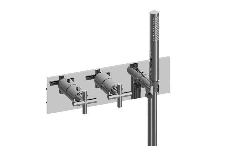 Graff GM7.090H-C17E0-BAU-T - Wall-Mounted M-Series Thermostatic System - Handshower (Trim)