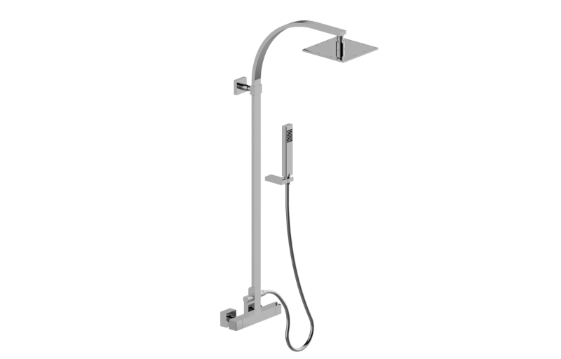 Graff GX-8950-SKHT-BK - Incanto Arté Exposed Thermostatic Shower System