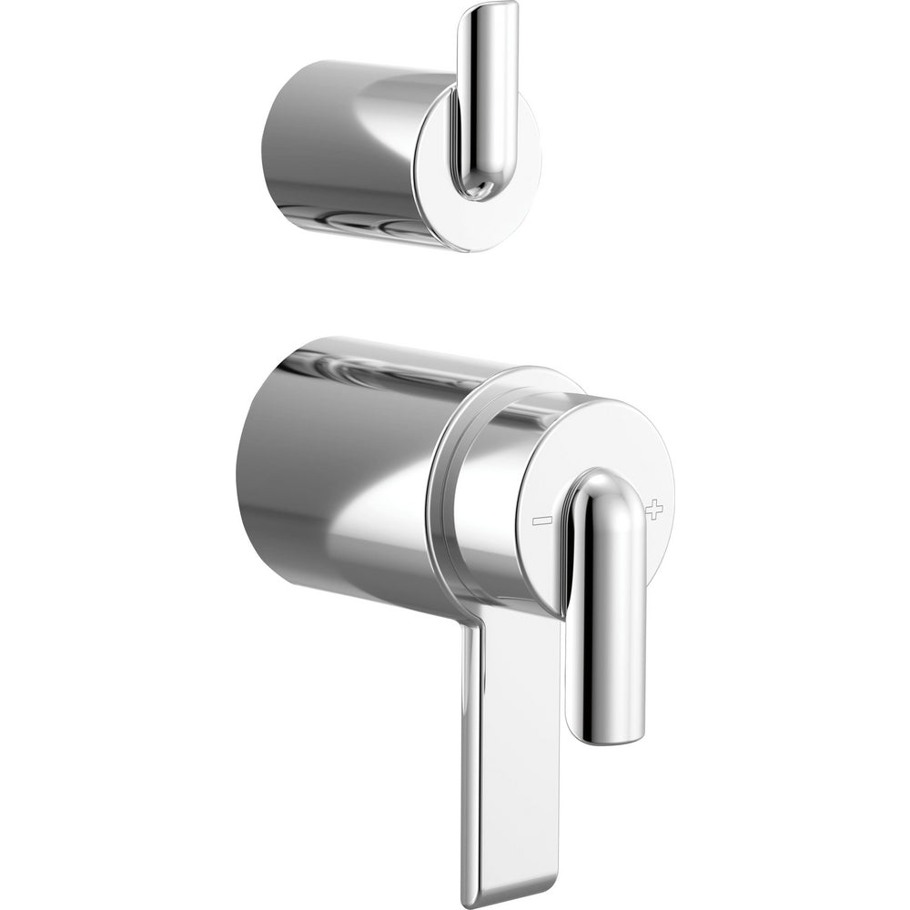Brizo HL75111-PC - Tempassure® Thermostatic Valve With Integrated Diverter Bent Lever Handle Kit