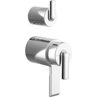 Brizo HL75111-PC - Tempassure® Thermostatic Valve With Integrated Diverter Bent Lever Handle Kit