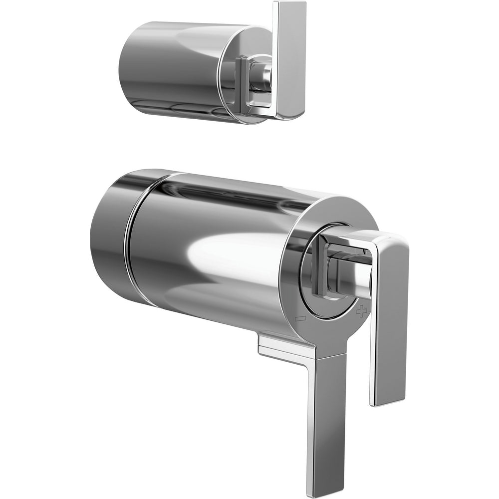 Brizo HL7599-PC - Tempassure® Thermostatic Valve With Integrated Diverter Trim Gap Lever Handle Kit