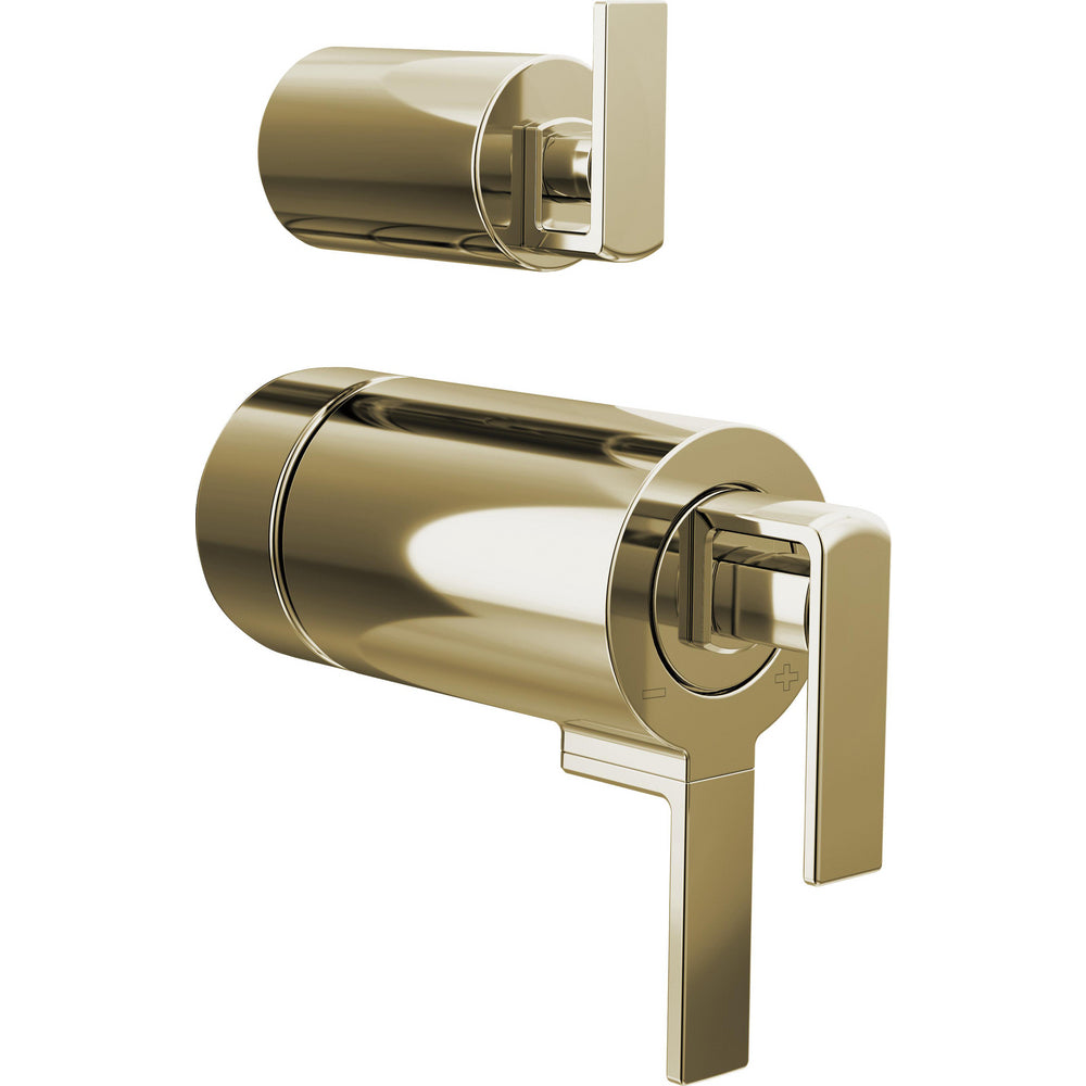 Brizo HL7599-PN - Tempassure® Thermostatic Valve With Integrated Diverter Trim Gap Lever Handle Kit