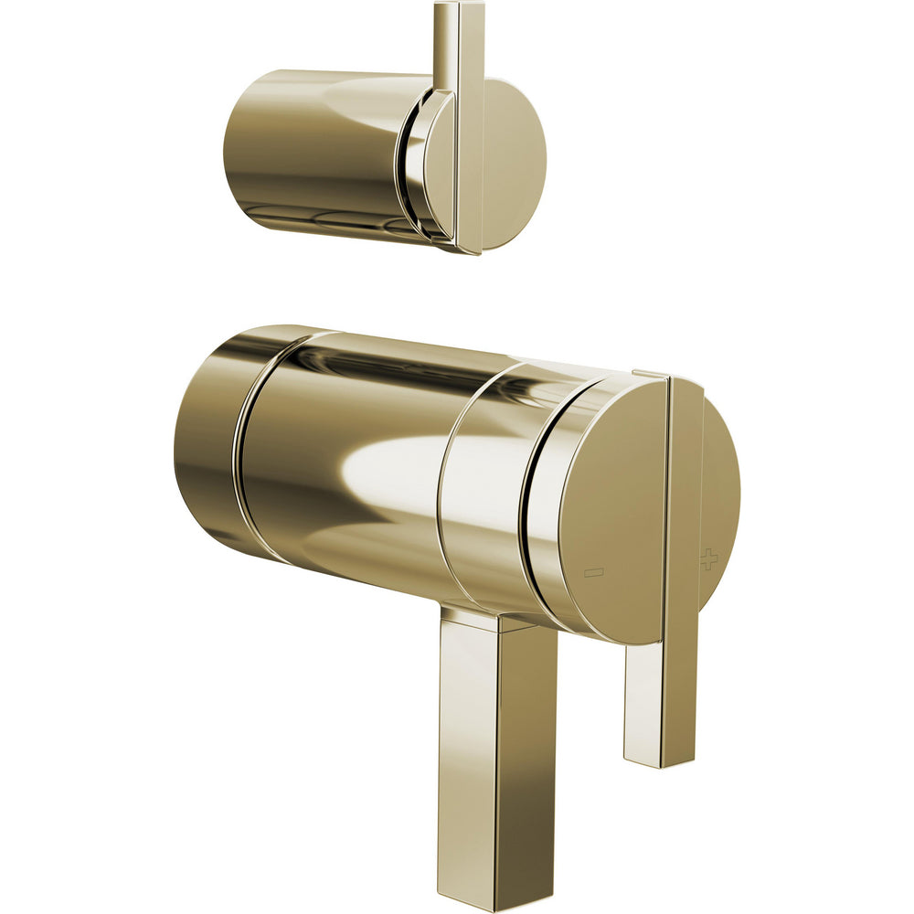Brizo HW7522-PN - Tempassure® Thermostatic Valve With Integrated Diverter Trim Lunar Handle Kit