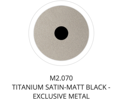 Newform 68415 Titanium Satin/Matte Black - O'Rama Single Lever Vessel Basin Mixer