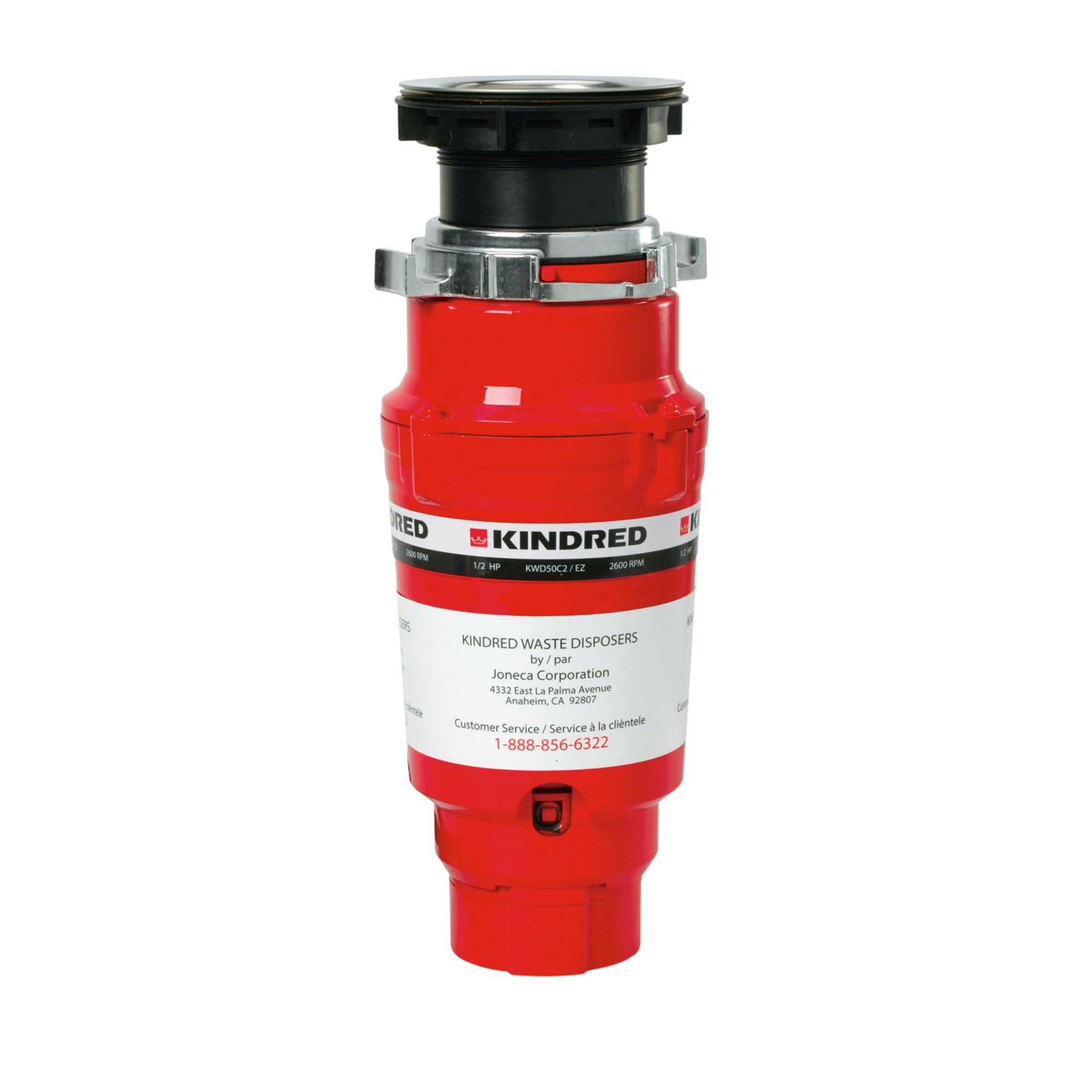 Kindred KWD50C2-EZ- Waste Disposer 1/2 Hp