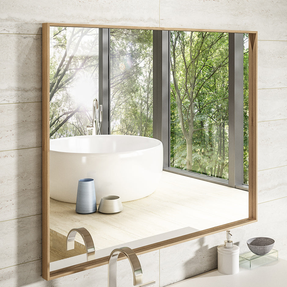 Lacava M07-41-SA - Wall-Mount Mirror In Wooden Or Metal Frame. W:41", H:34", D: 2".