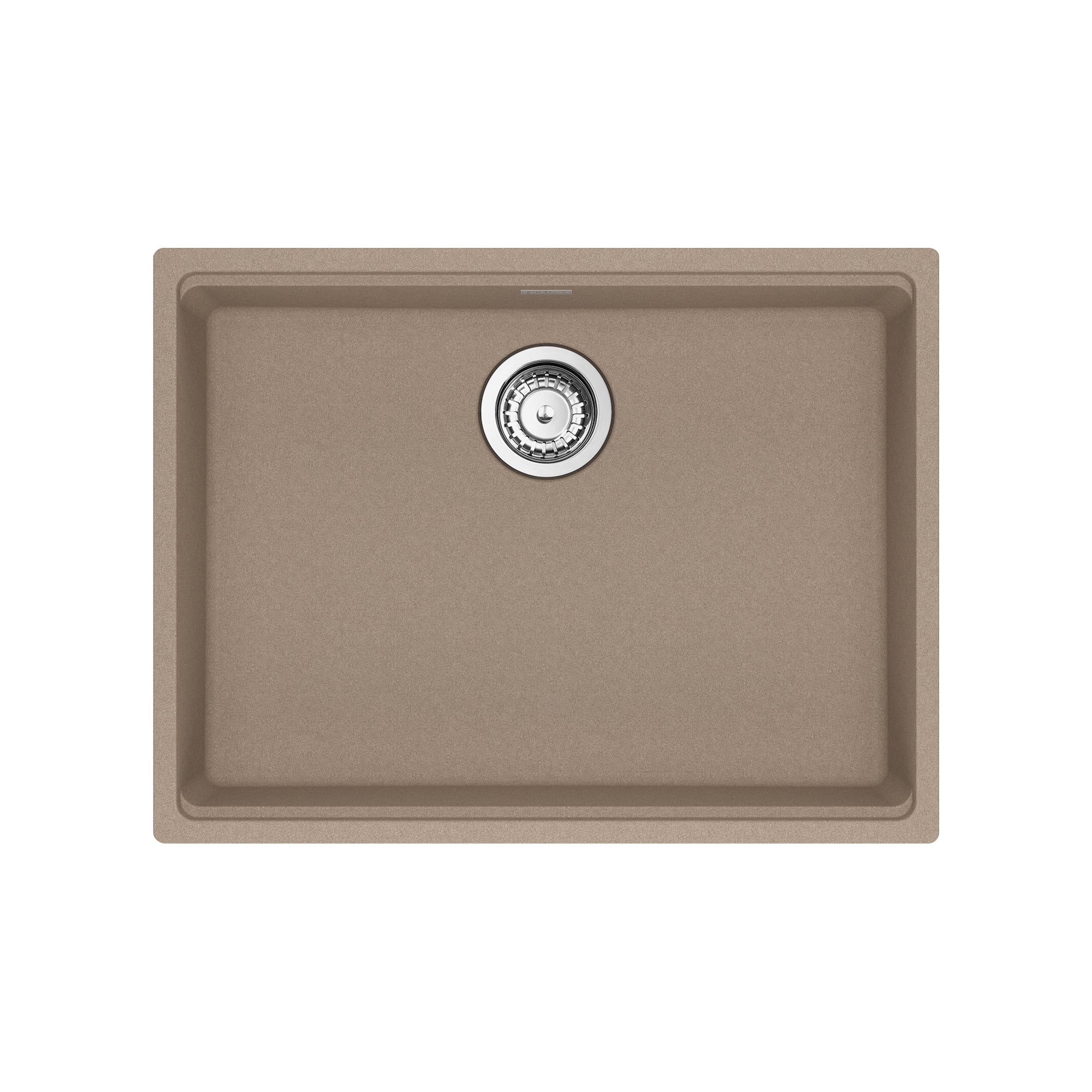 Franke MAG11023ADA-OYS-S- Maris Um Grn Oyster Sgl 27Cab - Ada With Strainer Basket
