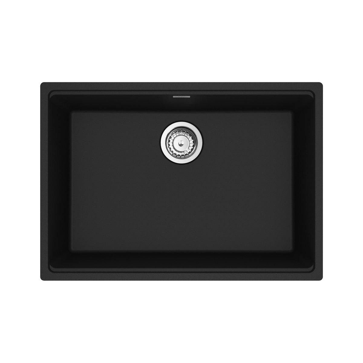 Franke MAG11025-MBK-S- Maris Um Grn Matte Black Sgl 30Cab With Strainer Basket