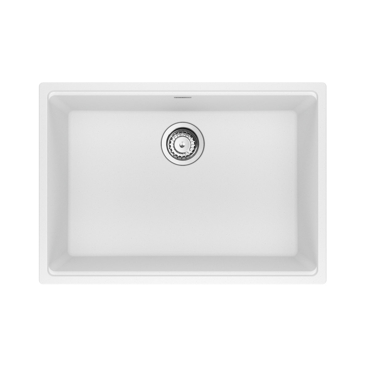 Franke MAG11025-PWT-S- Maris Um Grn Polar White Sgl 30Cab With Strainer Basket