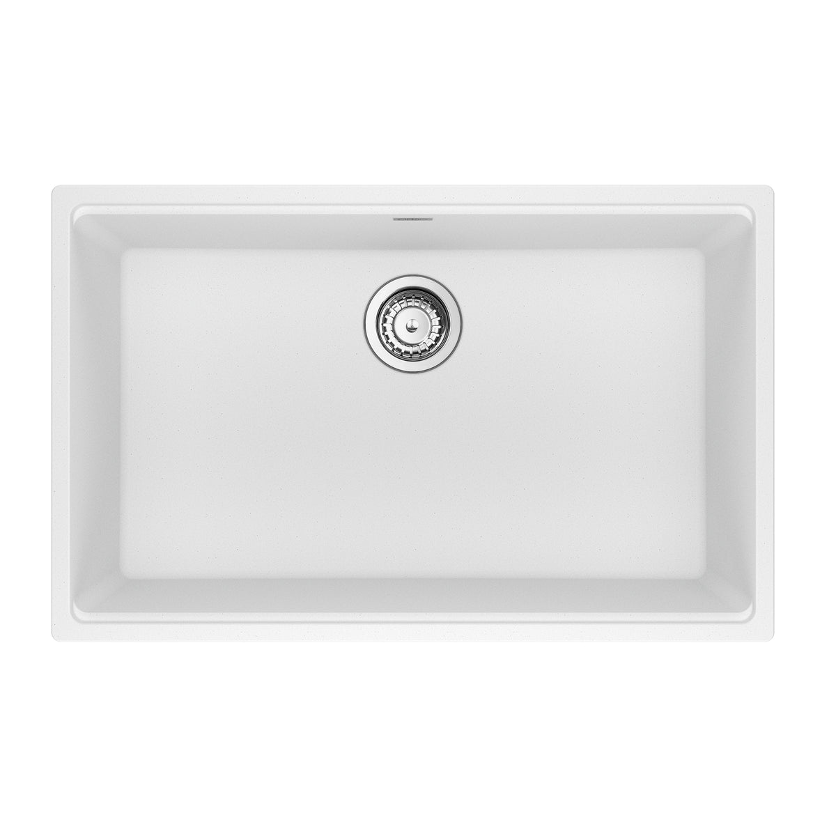 Franke MAG11028-PWT-S- Maris Um Grn Polar White Sgl 33Cab With Strainer Basket