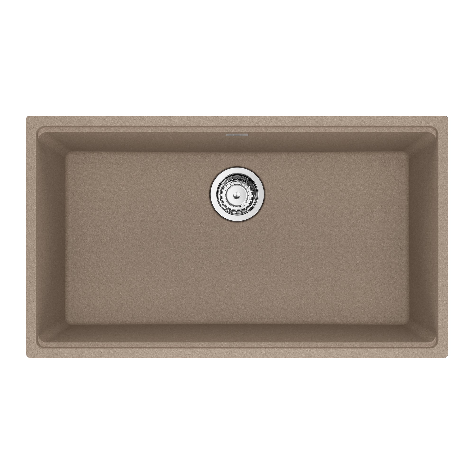 Franke MAG11029-OYS-S- Maris Um Grn Oyster Sgl 33Cab With Strainer Basket