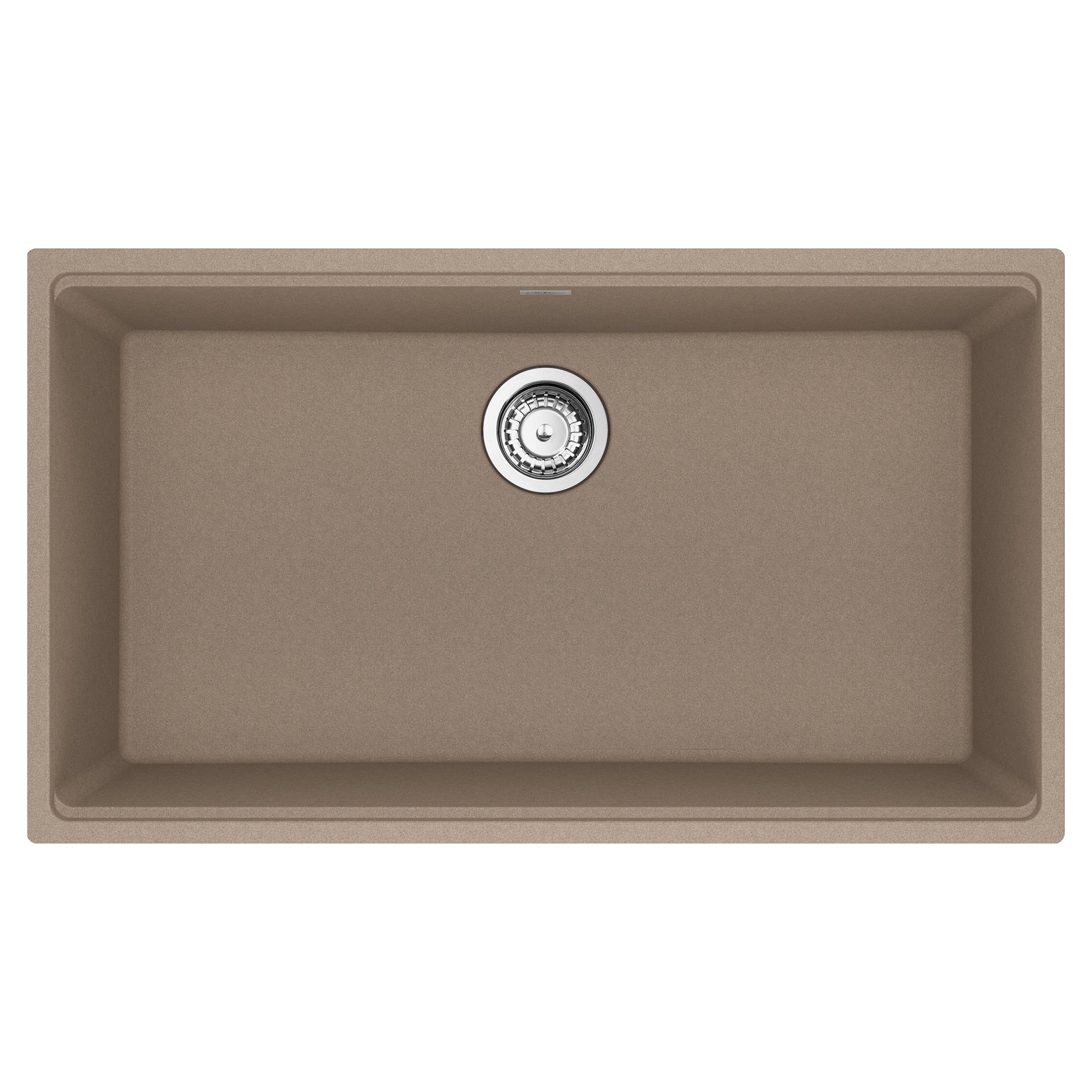Franke MAG11031-OYS-S- Maris Um Grn Oyster Sgl 36Cab With Strainer Basket