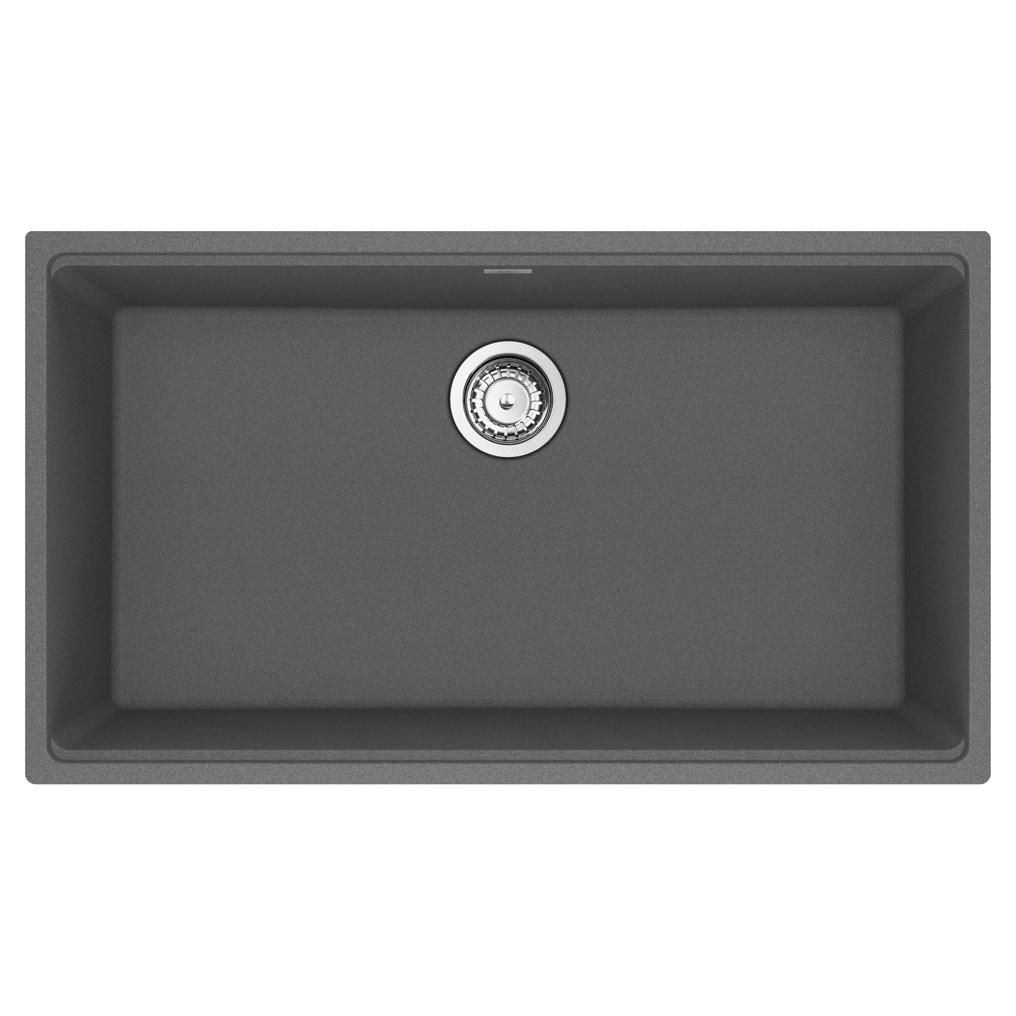 Franke MAG11031-SHG-S- Maris Um Grn Stone Grey Sgl 36Cab With Strainer Basket