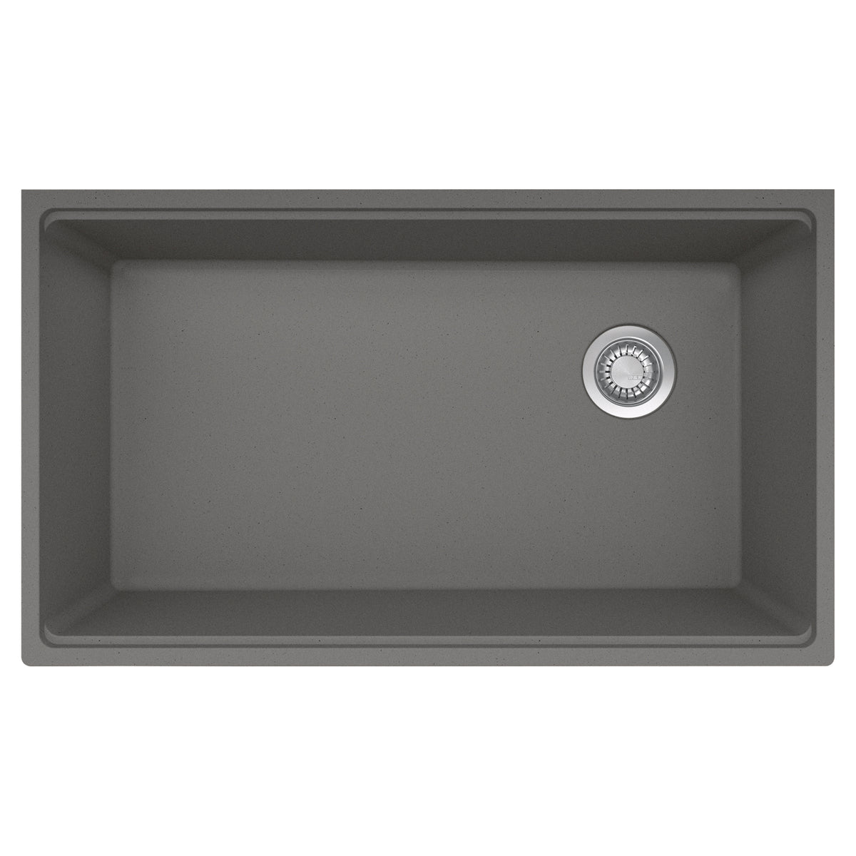 Franke MAG11031OW-SHG-S- Maris Um Grn Stone Grey Sgl - Offset Waste With Strainer Basket