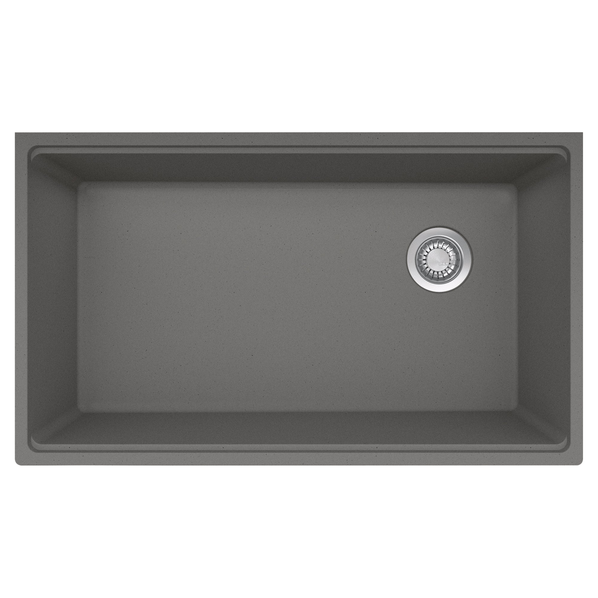 Franke MAG11031OW-SHG-S- Maris Um Grn Stone Grey Sgl - Offset Waste With Strainer Basket