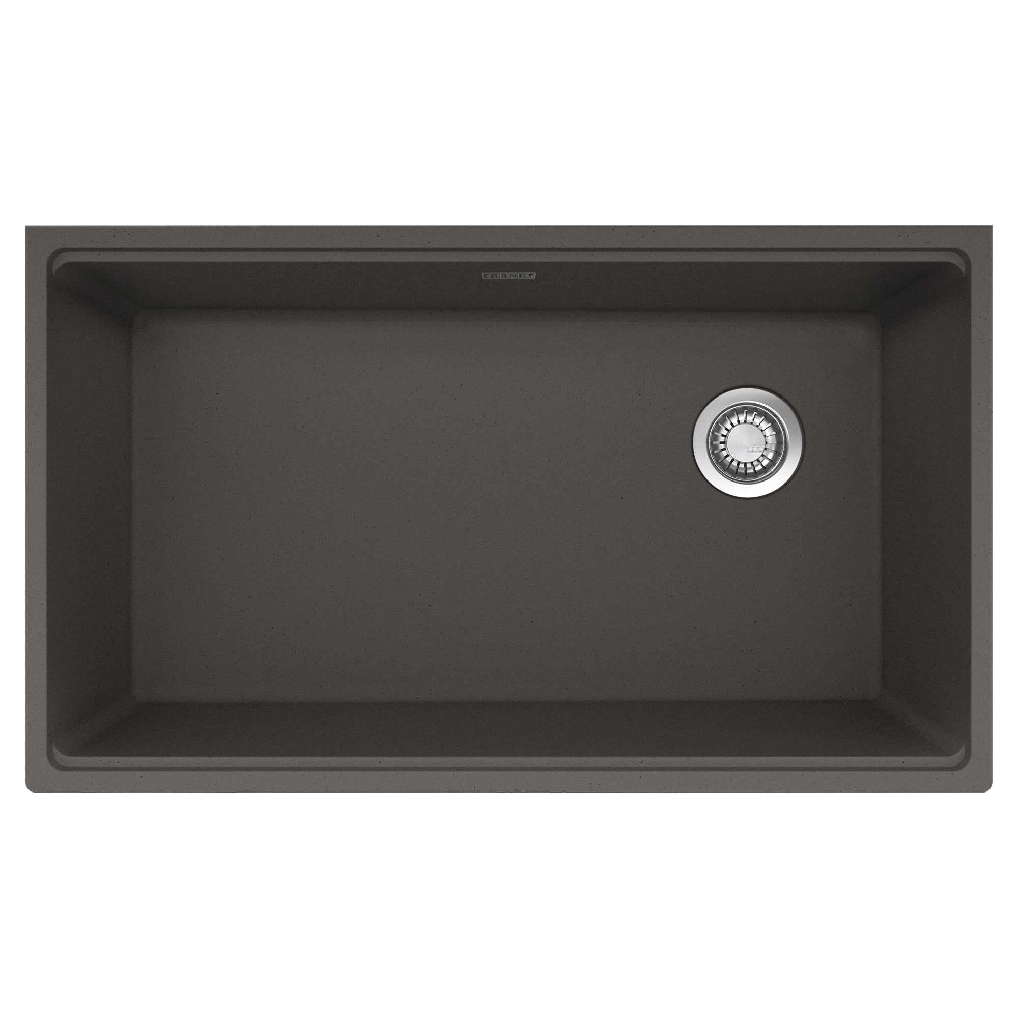 Franke MAG11031OW-SLG-S- Maris Um Grn Slate Grey Sgl 36Cab - Offset Waste With Strainer Basket