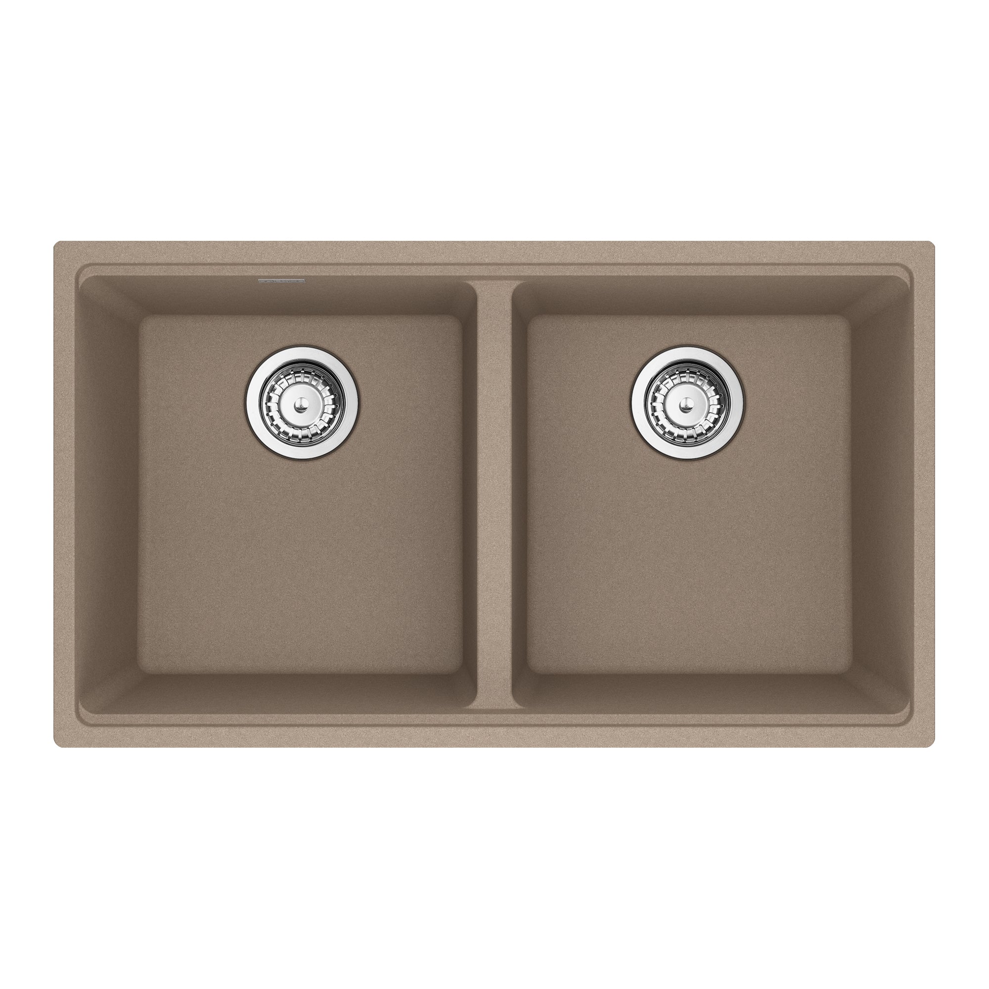Franke MAG1201414-OYS-S- Maris Um Grn Oyster Dbl 33Cab With Strainer Basket