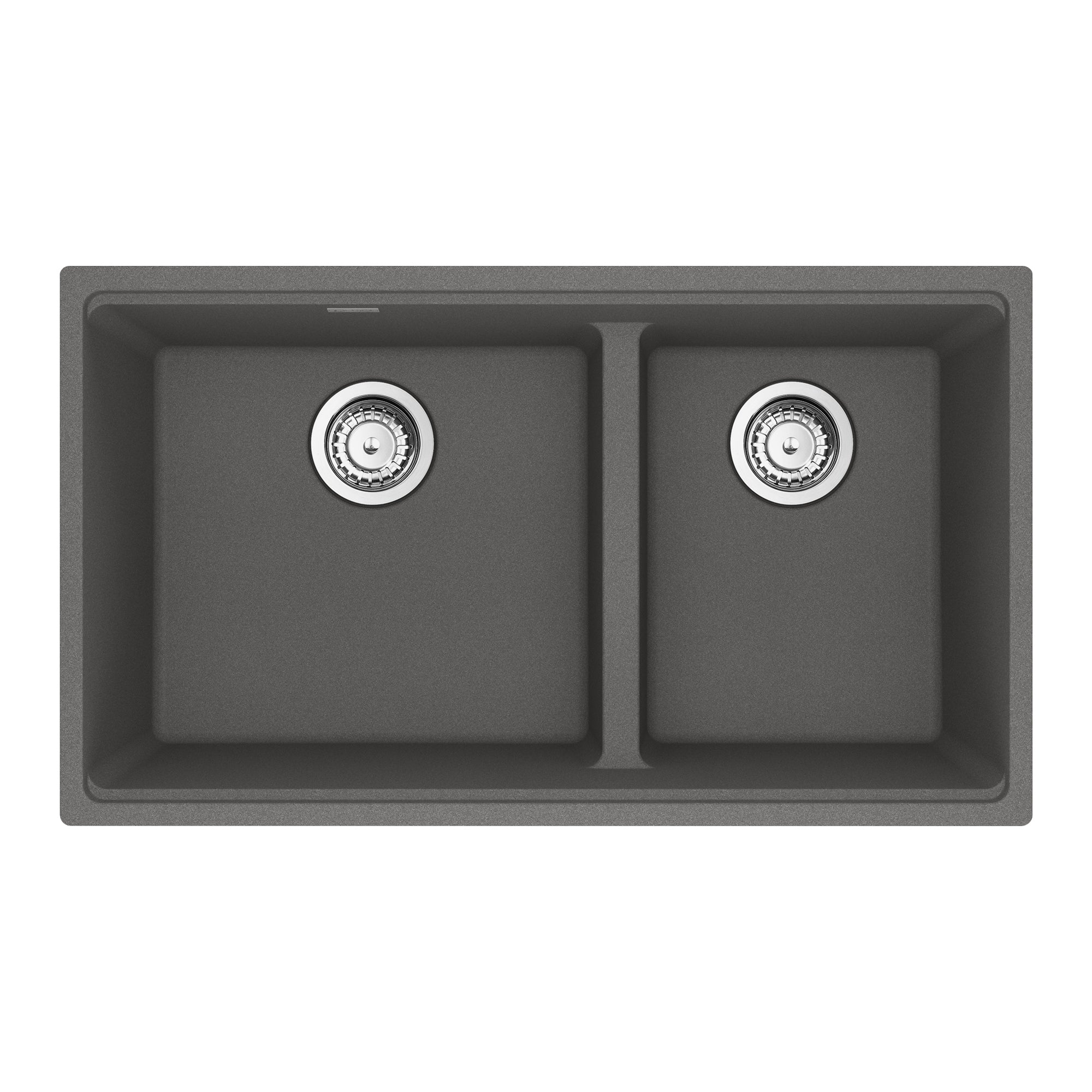 Franke MAG1601611LD-SHG-S- Maris Um Grn Stone Grey Dbl 33Cab - Low Divide With Strainer Basket