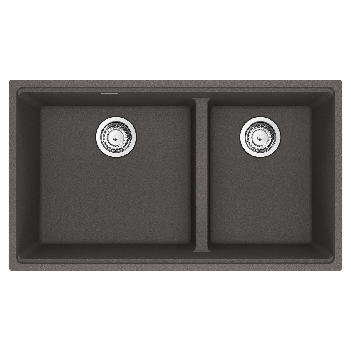 Franke MAG1601812LD-SLG-S- Maris Um Grn Slate Grey Dbl 36Cab - Low Divide With Strainer Basket