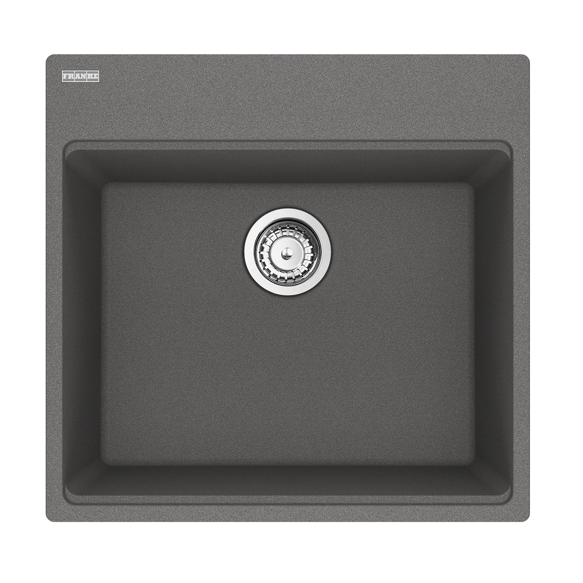 Franke MAG61020-SHG-S- Maris Um Grn Stone Grey Sgl 24Cab With Strainer Basket