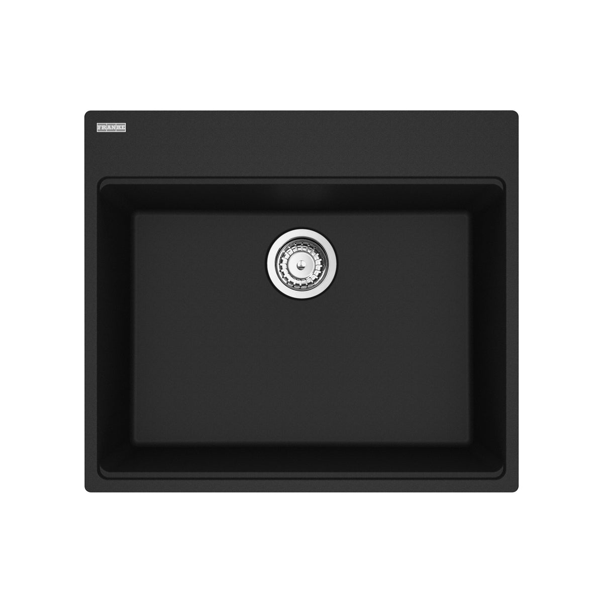 Franke MAG61023-MBK-S- Maris Tm Grn Matte Black Sgl 27Cab With Strainer Basket