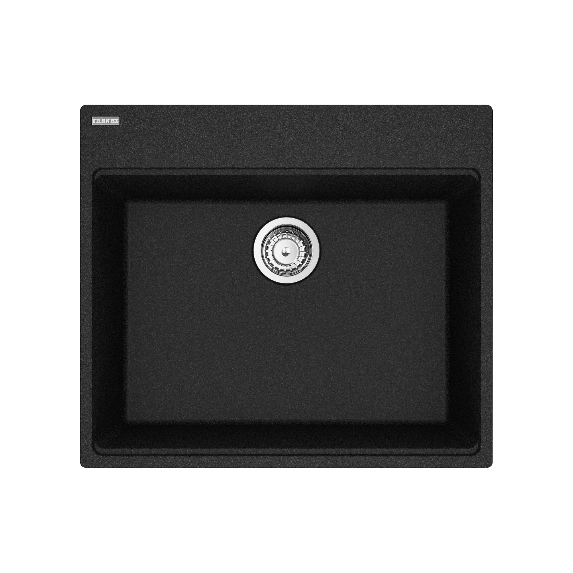 Franke MAG61023-ONY-S- Maris Tm Grn Onyx Sgl 27Cab With Strainer Basket
