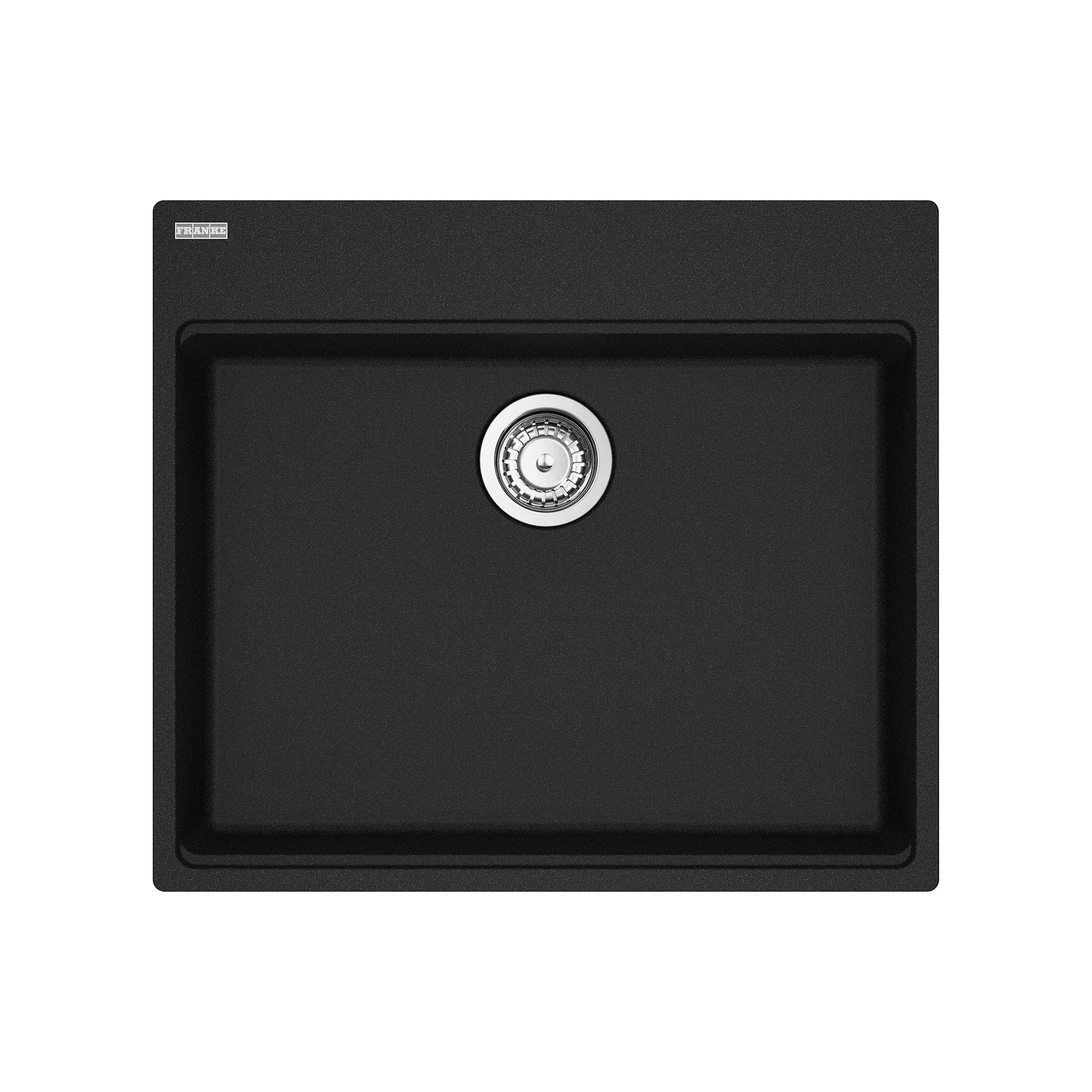 Franke MAG61023ADA-ONY-S- Maris Tm Grn Onyx Sgl 27Cab Ada With Strainer Basket