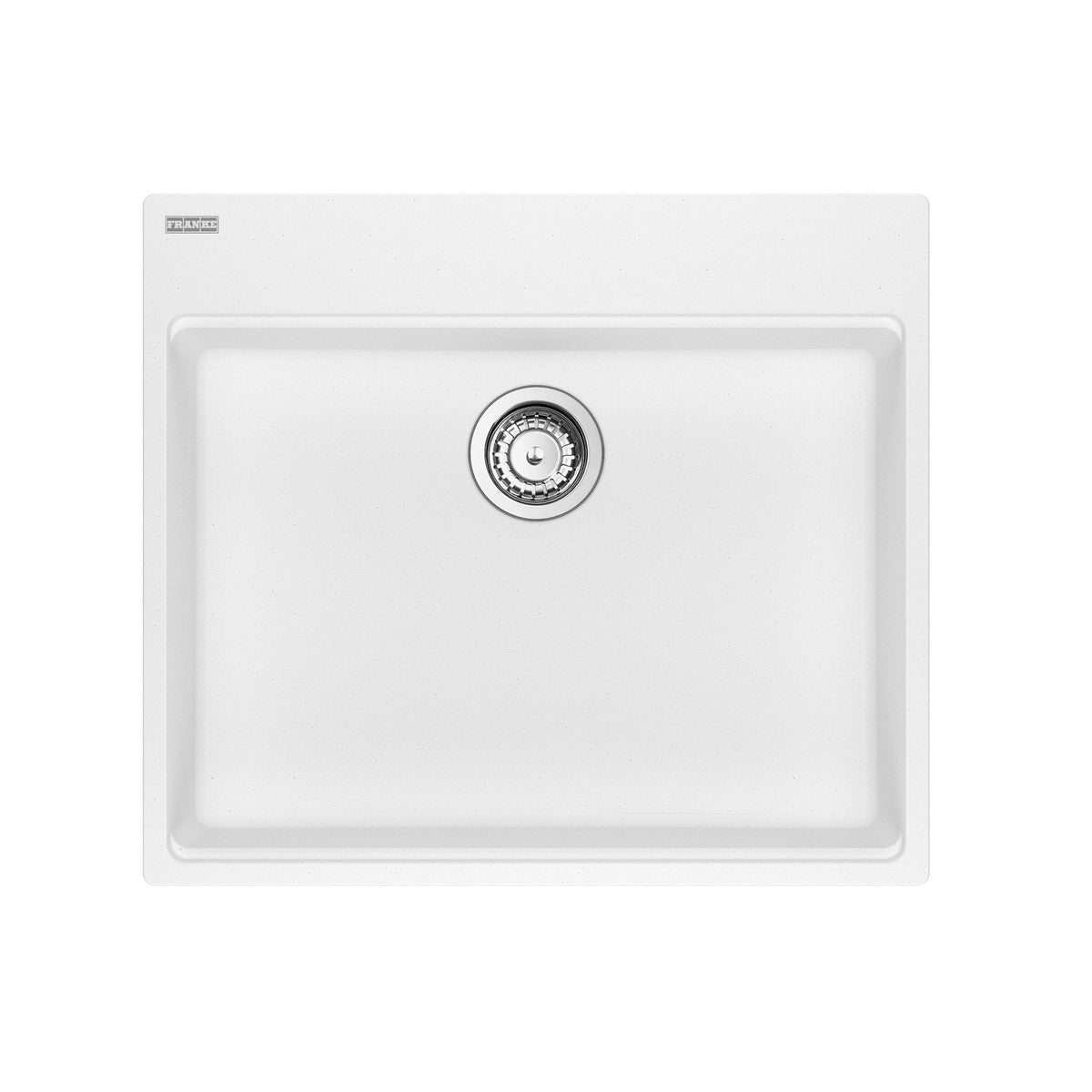 Franke MAG61023ADA-PWT-S- Maris Tm Grn Polar White Sgl 27Cab Ada With Strainer Basket