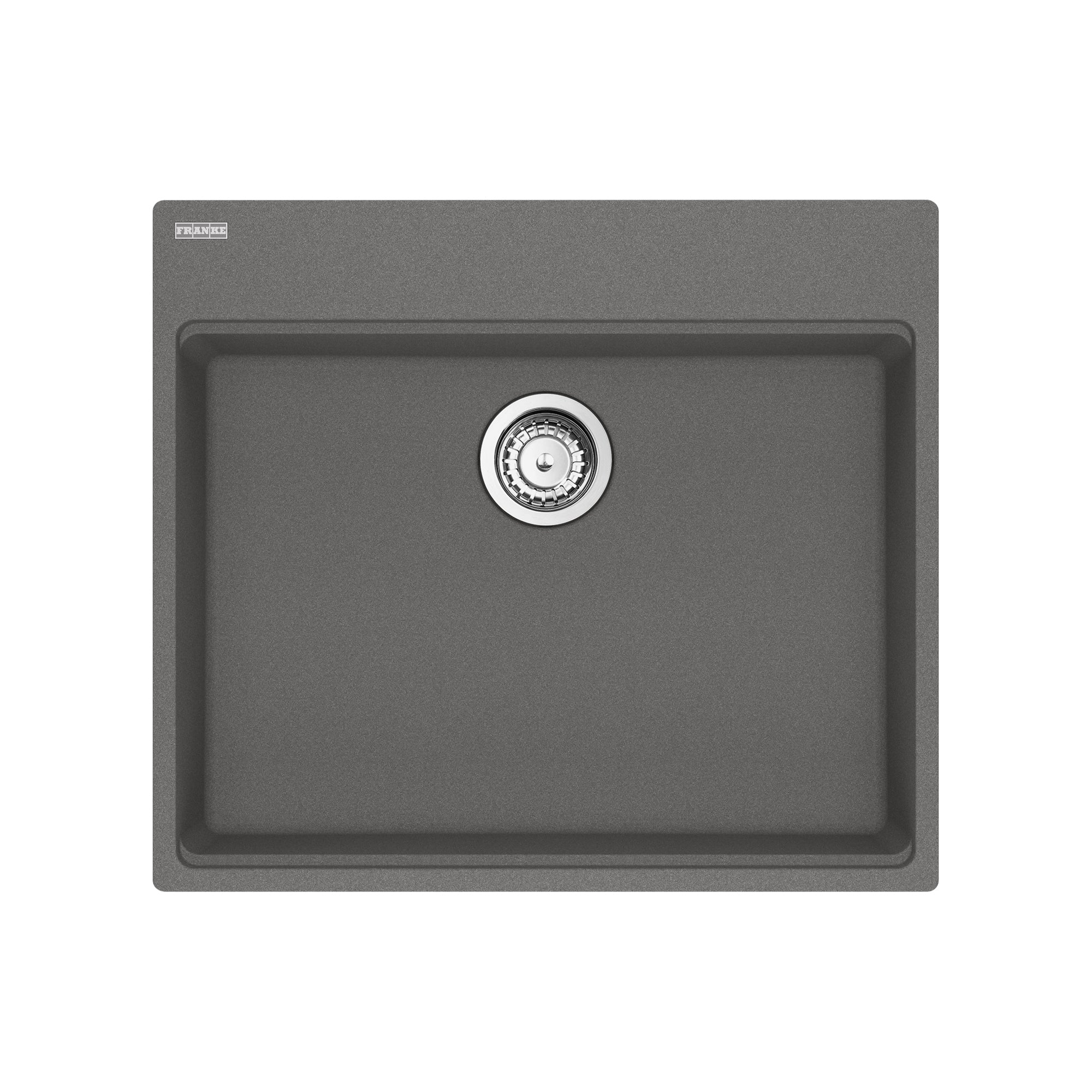 Franke MAG61023ADA-SHG-S- Maris Tm Grn Stone Grey Sgl 27Cab Ada With Strainer Basket