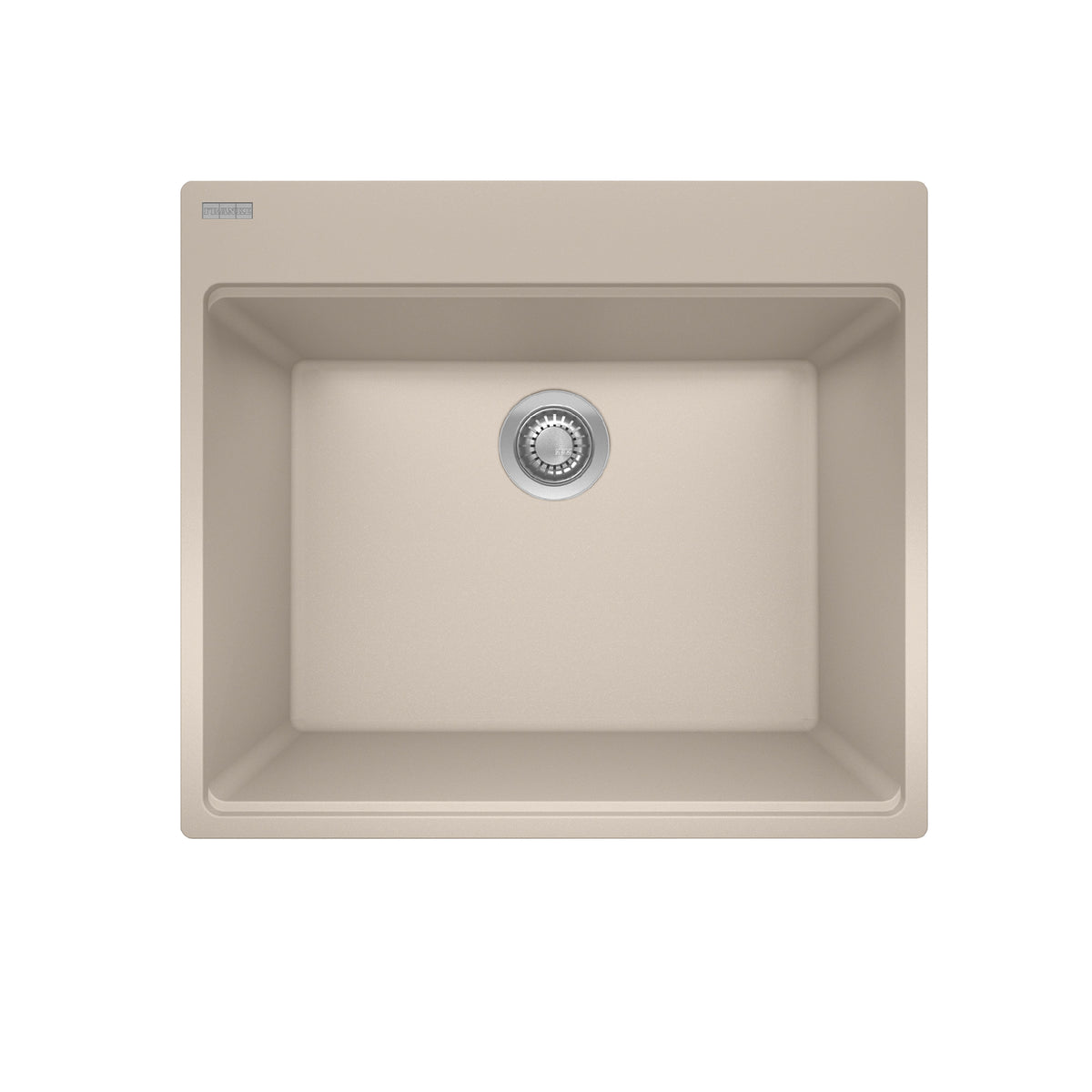 Franke MAG61023L-CHA-S- Maris Dm Grn Champagne Sgl Laundry With Strainer Basket