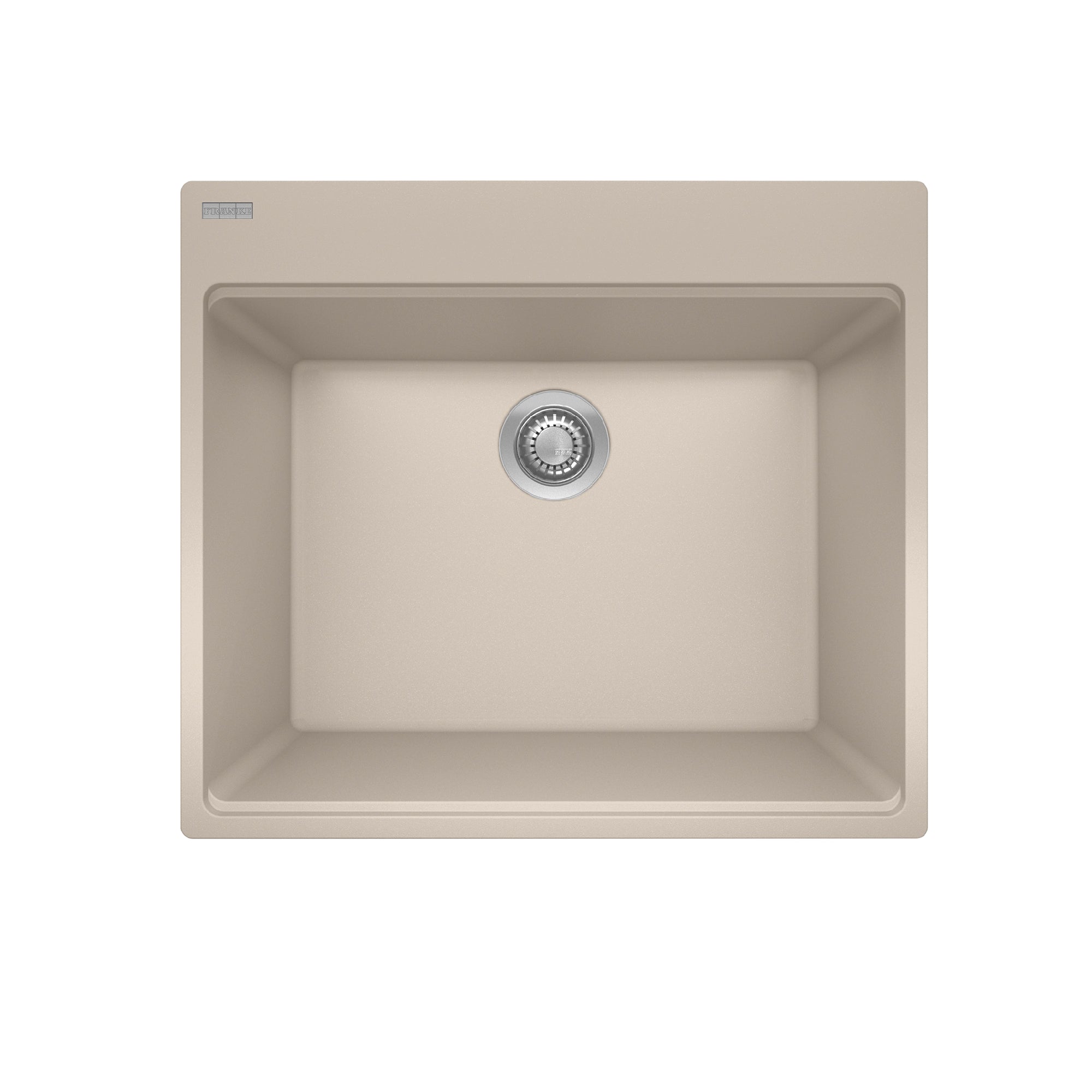 Franke MAG61023L-CHA-S- Maris Dm Grn Champagne Sgl Laundry With Strainer Basket