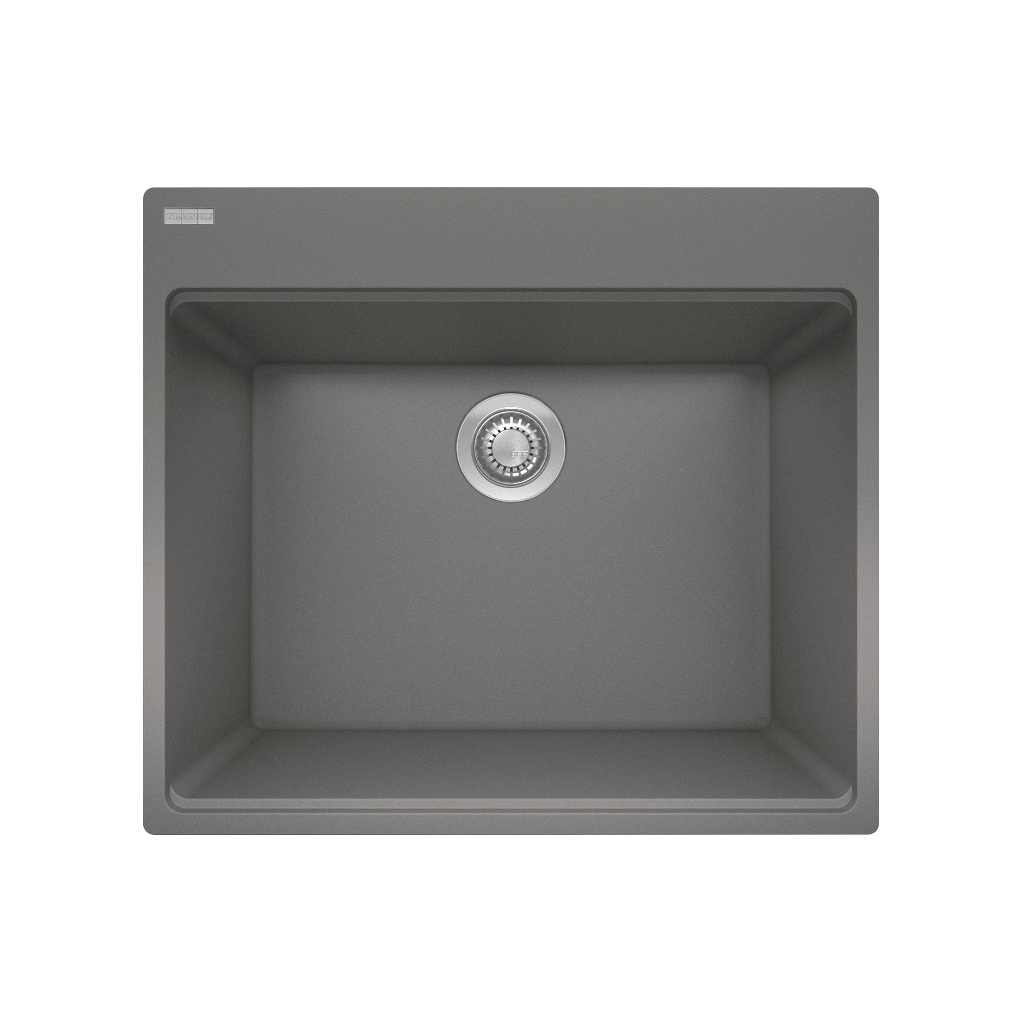 Franke MAG61023L-SHG-S- Maris Dm Grn Stone Grey Sgl - Laundry With Strainer Basket