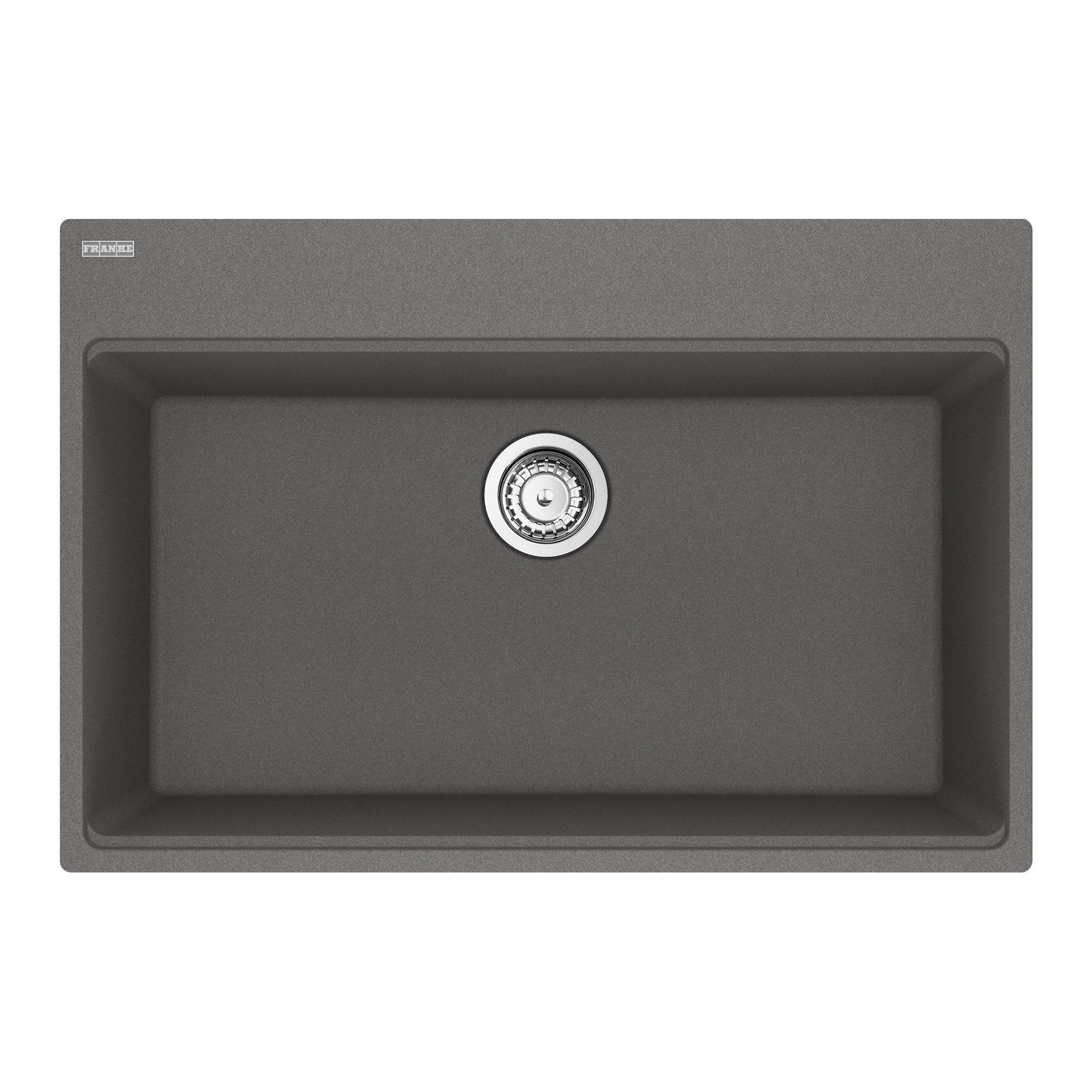 Franke MAG61029-SHG-S- Maris Tm Grn Stone Grey Sgl 33Cab With Strainer Basket