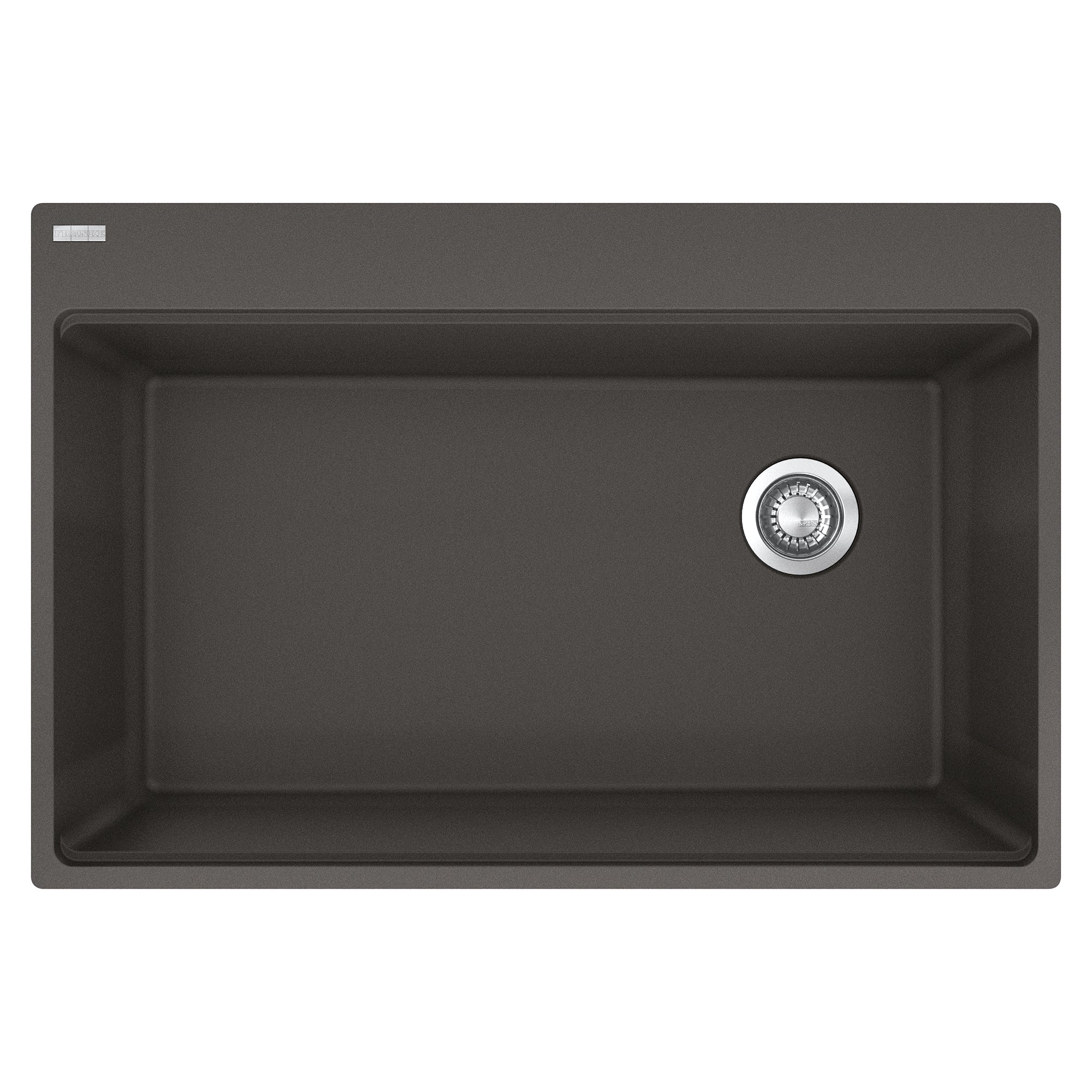 Franke MAG61031OW-SLG-S- Maris Tm Grn Slate Grey Sgl - Offset Waste With Strainer Basket